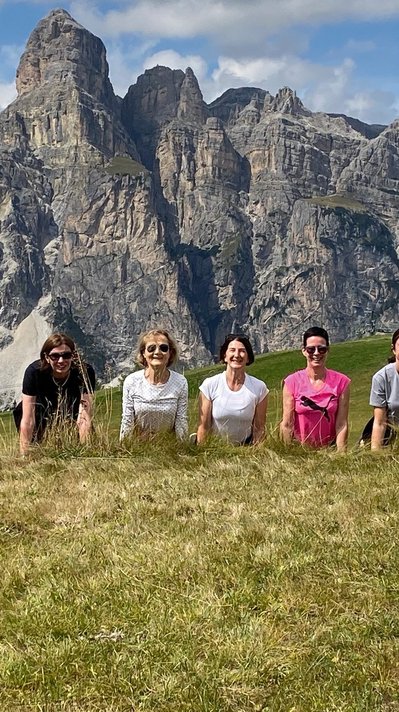 Yoga kommt auch in den Südtiroler Bergen nicht zu kurz