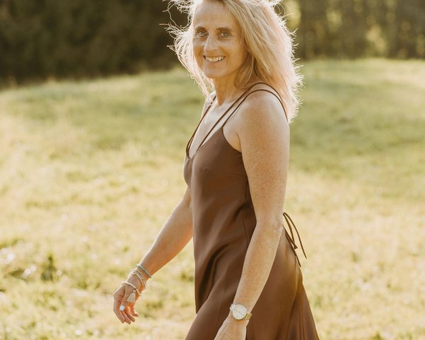 Yogalehrerin Monika Kößler
