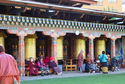 Der Memorial Chorten in Timphu, Bhutan
