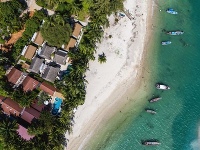 Das Samahita Retreat von oben