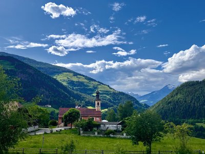 Ausblick auf den gemütlichen Ort Maria Saalen