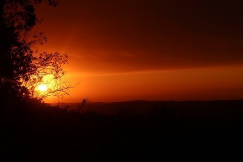 Von der Villa Garulli aus können Sie einen spektakulären Sonnenuntergang genießen