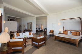 Die hellen Farben in der Suite laden zum Wohlfühlen ein Die hellen Farben in der Suite laden zum Wohlfühlen ein