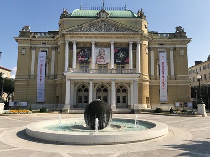 Das alte Volkstheater Rijekas