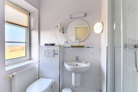 Das Badezimmer im Doppelzimmer Komfort
