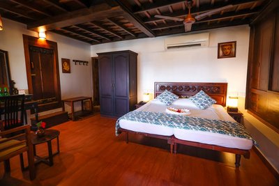 Traditionelle Architektur im Kerala House