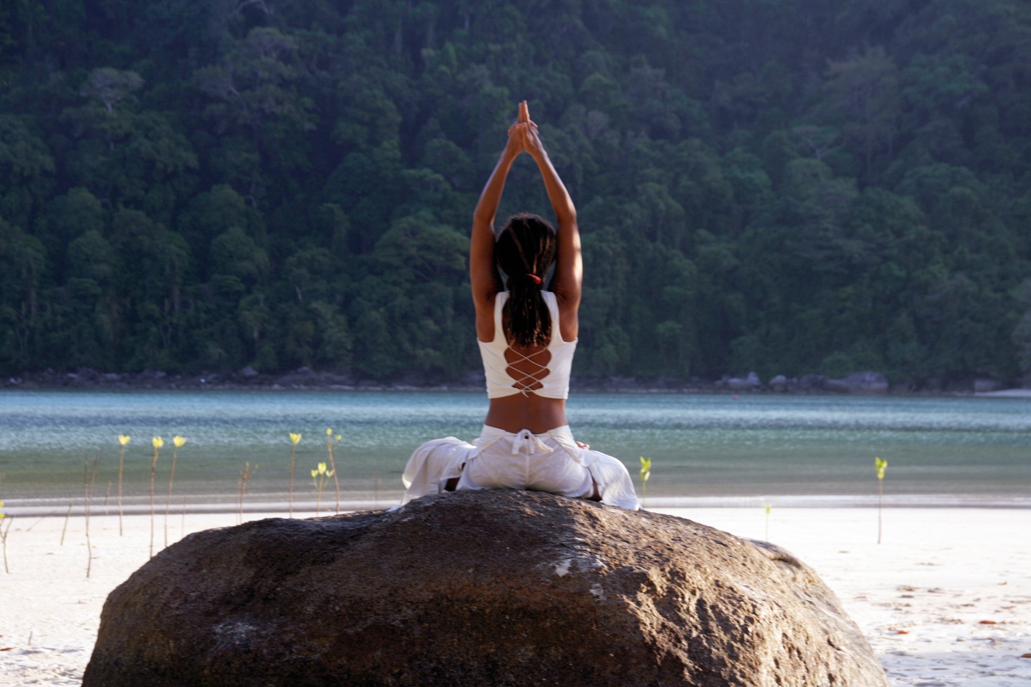 Yogalehrerin Tanja Sailer