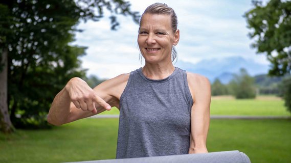 Yogalehrerin Selma Brenner