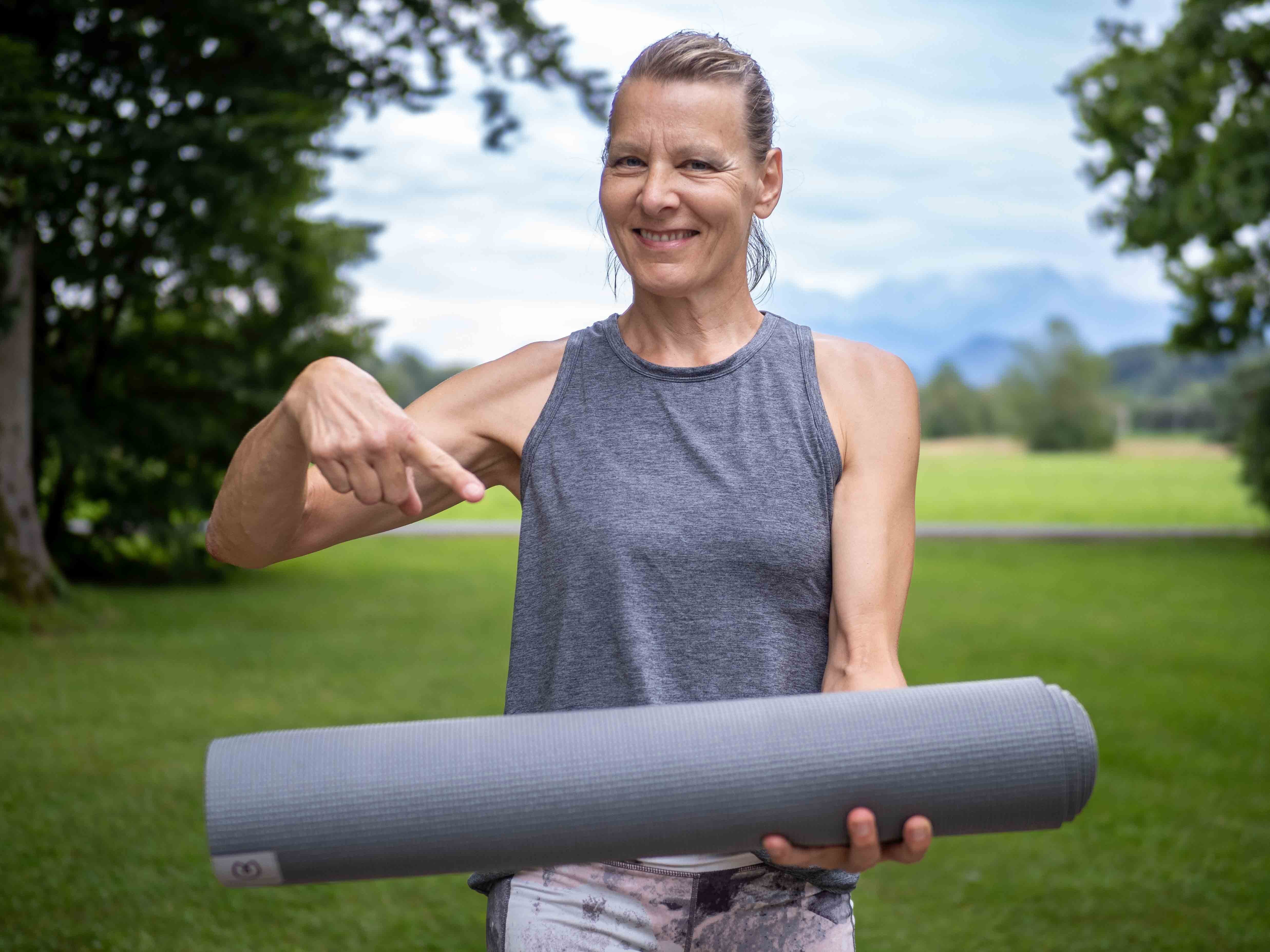 Yogalehrerin Selma Brenner