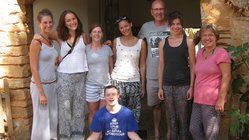 Finca Son Verd_Reisebericht_Doris Couvreur Schönes Gruppenbild bei der Finca Son Verd von Doris Couvreur