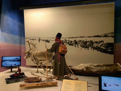 Die Geschichte der Rentiere im Samen Museum Jokkmokk