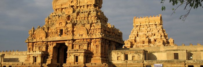 Auch der Brihadishvara-Tempel in Thanjavur lag auf der Route der Reisegruppe