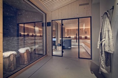 Das Saunahaus - komplett aus heimischem Holz gestaltet