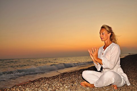Yogalehrerin Andrea Ostheimer