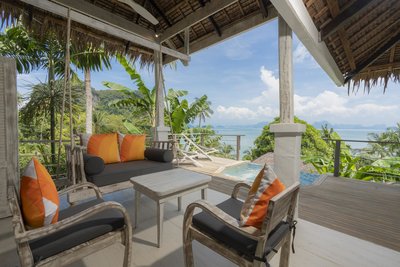 Den Blick auf das weite Meer genießen