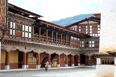 Das buddhistische Kloster Paro Dzong
