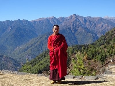 Treffen Sie Mönche wie Ugyen Tsemo in Bhutan