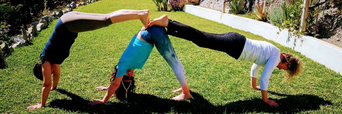 Yoga zu dritt - neue Impulse im Castillo San Rafael