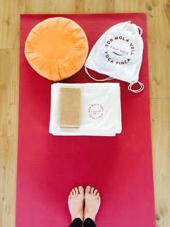 Liebe zum Detail bei den Yogastunden auf Mallorca in der Finca Son Mola Vell 