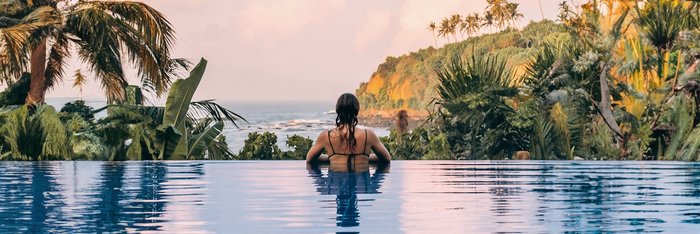 Den Ausblick auf das Meer genießen