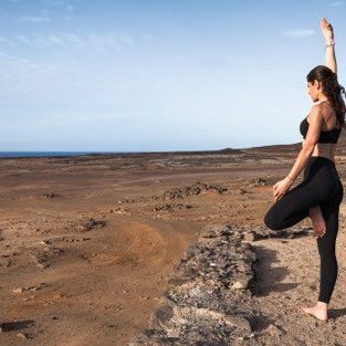 Yogalehrerin Spiri Fountoglou