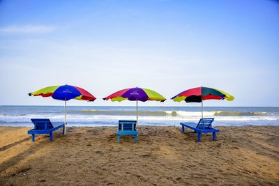 Das Meiveda liegt direkt am weißen Sandstrand