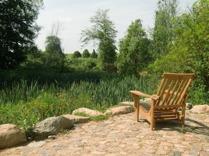 Die traumhafte Gartenanlage vom Gutshaus Parin