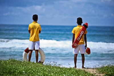 Die Lifegurads am Strand sorgen für Ihre Sicherheit