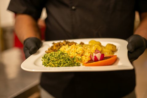 Täglich kochen die Ayurveda Köche gesundes Essen für die Gäste