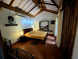 Das Cottage mit seiner typisch südindischen Architektur