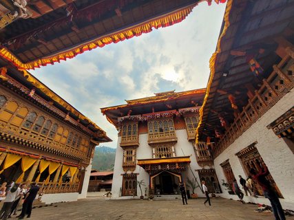 Die buddhistische Klosterburg Punakha Dzong