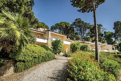 Zwischen Palmen und Wäldern ist das Palazzo Belmonte eingebettet