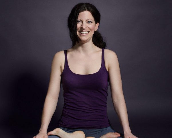 Yogalehrerin Anke Jung