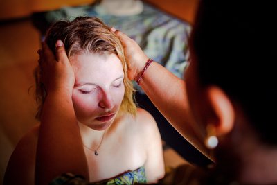 Erholsame Kopfmassagen vom kompetenten Ayurveda-Team