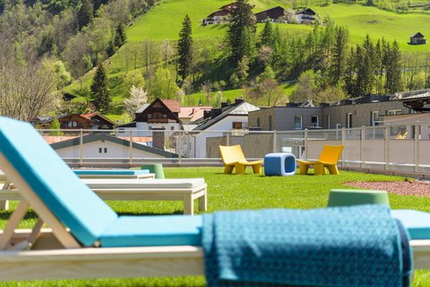 Dachterrasse des Hotel BLÜ