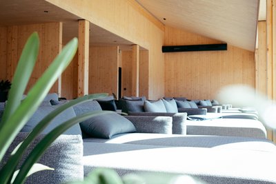 Zur Ruhe kommen und entspannen in der Lounge