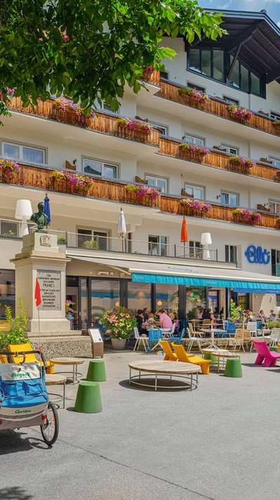Vom Hotel aus können Sie direkt mit Ihrer Wanderung starten