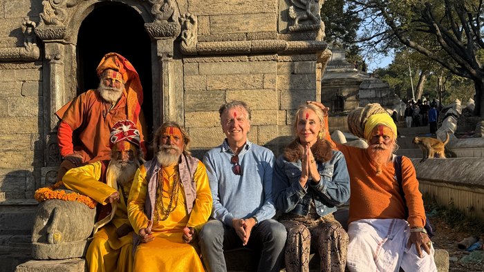 Besuch des Tempels Pashupatinath in Nepal