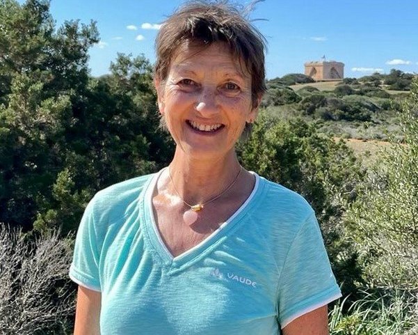 Yogalehrerin Gabriele Haage