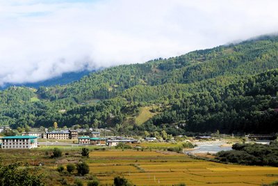 Jakar - Hauptstadt des Distrikts Bumthang