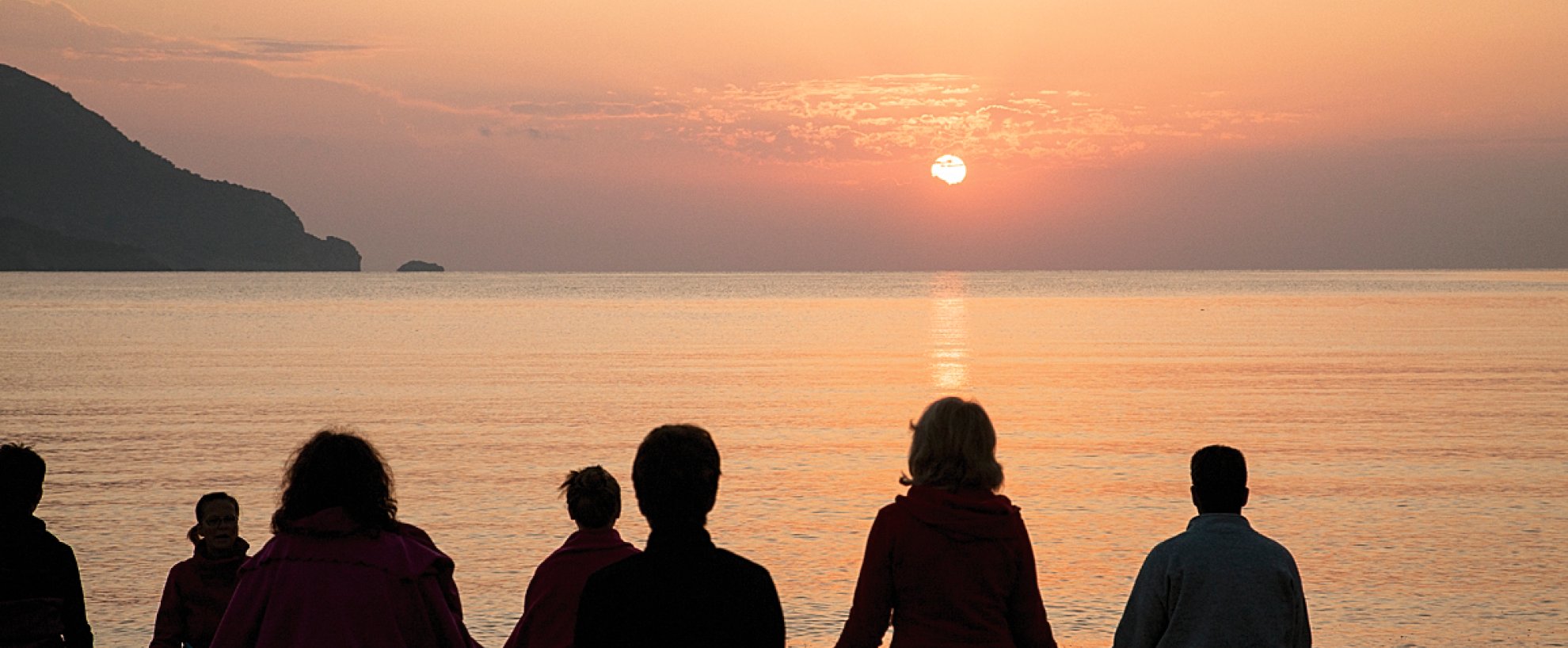 Türkei Lykische Küste Adrasan Seminarhaus Lykia Yoga Urlaub Sonnenuntergang Meer