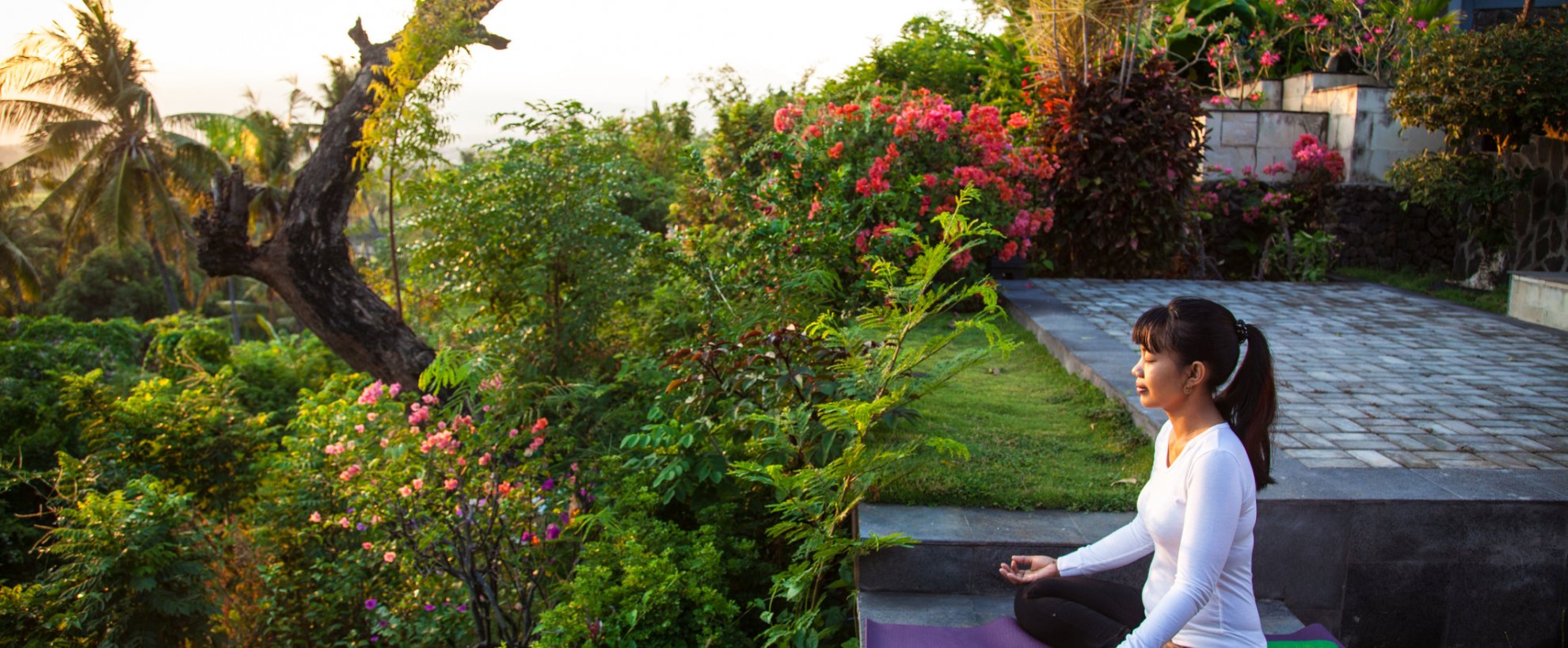 Bali Indonesien Zen Resort Meditation