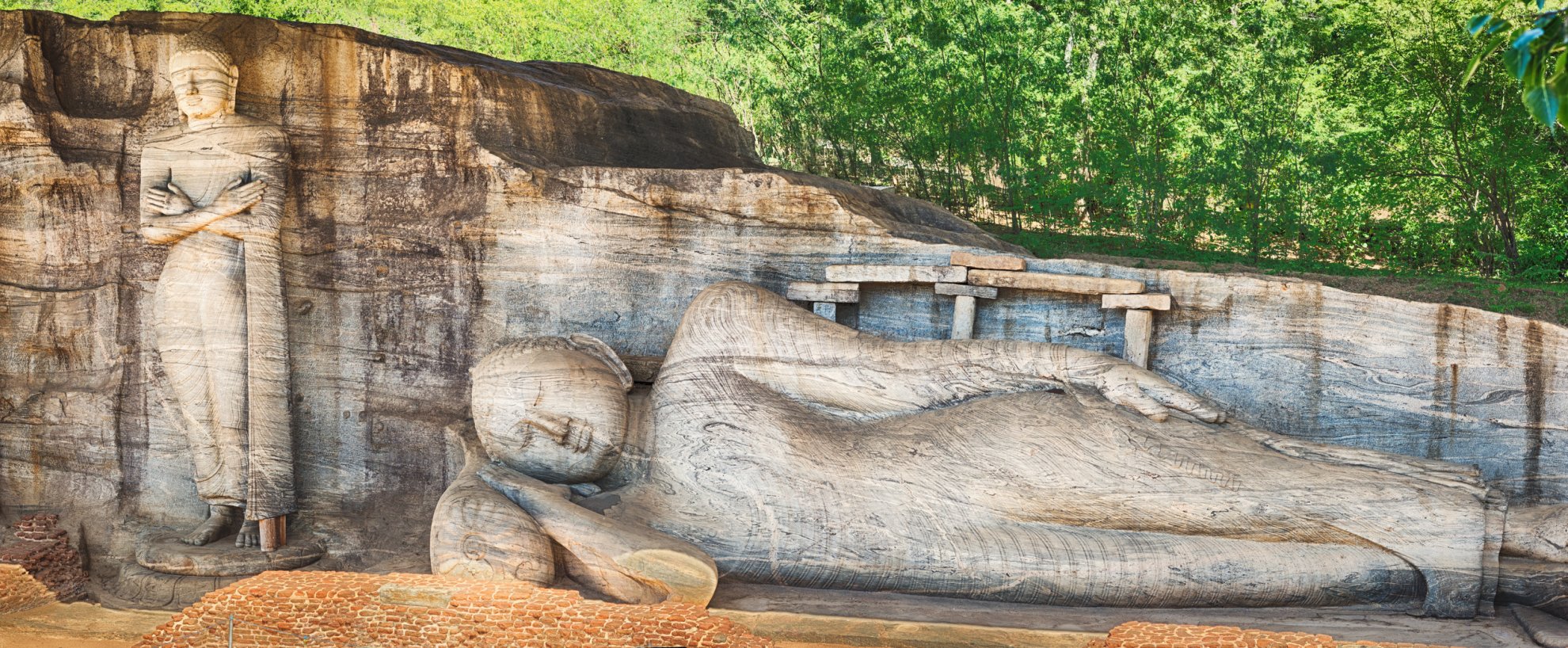Sri Lanka Polonnaruwa Gal Vihara Buddha Statue