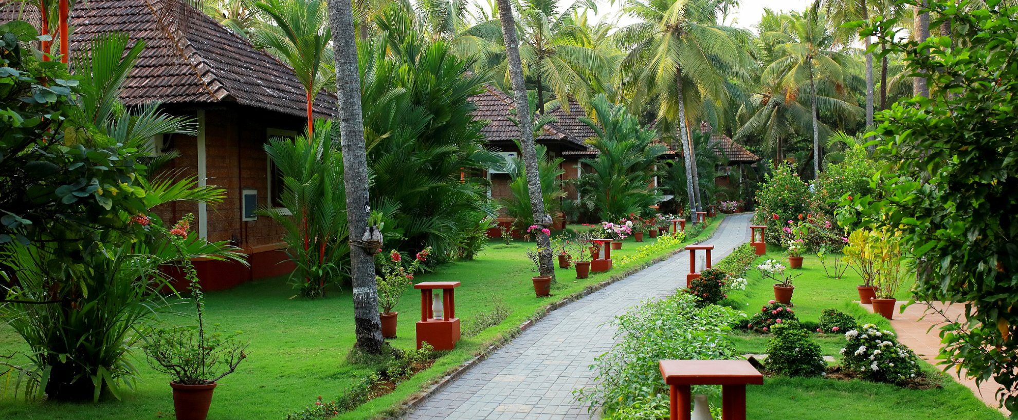 Indien, Südindien, Kerala, Nattika Beach Resort,Anlage