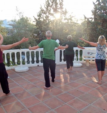 Yoga Meditation Astrid Klinski Casa el Morisco Andalusien