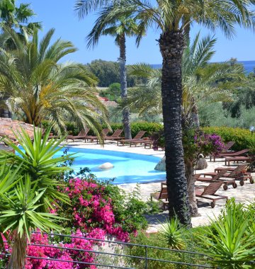 Italien Sardinien Hotel Galanias Pool
