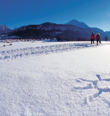 Österreich Tirol Naturhotel Lechlife Schnee