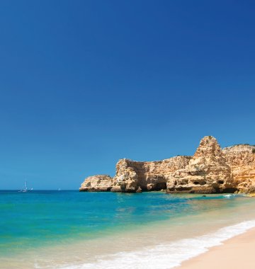 Urlaub Reise Reisen Portugal Algarve Praia da Rocha Strand Meer Felsen