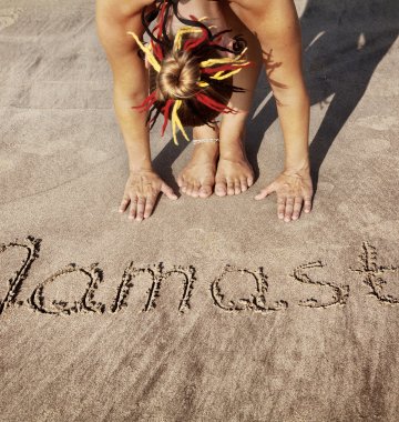 Namaste am Strand