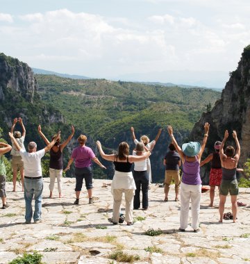 Griechenland Ilios Center Yoga Gruppe